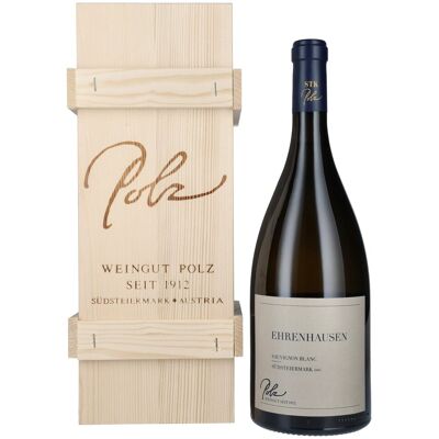 Polz wijn Polz Sauvignon Blanc Südsteiermark Ehrenhausen DAC 2022 13% Vol. 1,5l in Holzkiste Polz wijn Polz Sauvignon Blanc Südsteiermark Ehrenhausen DAC 2022 13% Vol. 1,5l in Holzkiste