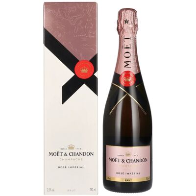 Moët Champagne Moët & Chandon Champagne ROSÉ IMPÉRIAL Brut 12,5% Vol. 0,75l in geschenkverpakking Moët Champagne Moët & Chandon Champagne ROSÉ IMPÉRIAL Brut 12,5% Vol. 0,75l in geschenkverpakking