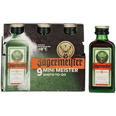Jägermeister 9-JägerPack 35% Vol. 9x0,02l Jägermeister 9-JägerPack 35% Vol. 9x0,02l