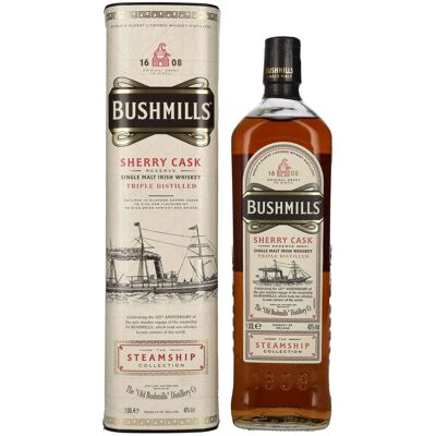 Bushmills SHERRY CASK Reserve The Steamship Collection 40% Vol. 1l in geschenkverpakking Bushmills SHERRY CASK Reserve The Steamship Collection 40% Vol. 1l in geschenkverpakking