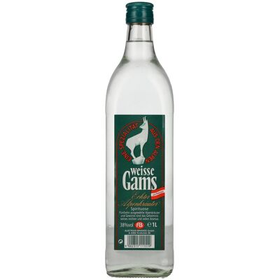 Weisse Gams Echter Alpenkräuter 38% Vol. 1l Weisse Gams Echter Alpenkräuter 38% Vol. 1l