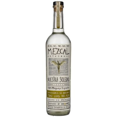 Mezcal Nuestra Soledad Nuestra Soledad Mezcal Joven SAN LUIS DEL RIO 48% Vol. 0,7l Mezcal Nuestra Soledad Nuestra Soledad Mezcal Joven SAN LUIS DEL RIO 48% Vol. 0,7l