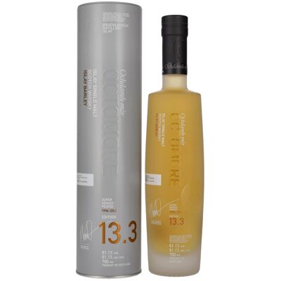Octomore EDITION: 13.3 Super Heavily Peated Islay Barley 2022 61,1% Vol. 0,7l in Tinbox Octomore EDITION: 13.3 Super Heavily Peated Islay Barley 2022 61,1% Vol. 0,7l in Tinbox