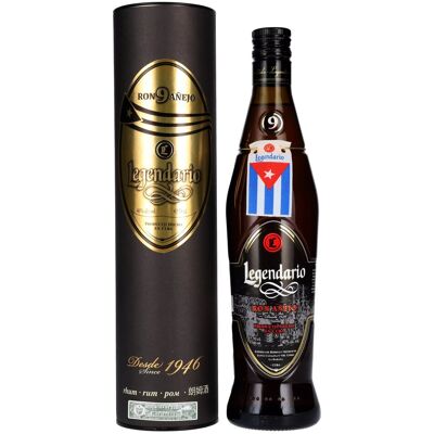 Legendario rum Legendario Ron 9 Añejo 40% Vol. 0,7l in geschenkverpakking Legendario rum Legendario Ron 9 Añejo 40% Vol. 0,7l in geschenkverpakking