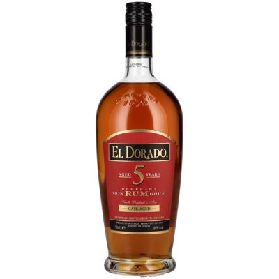El Dorado 5 Years Old Cask Aged Demerara Rum 40% Vol. 0,7l El Dorado 5 Years Old Cask Aged Demerara Rum 40% Vol. 0,7l