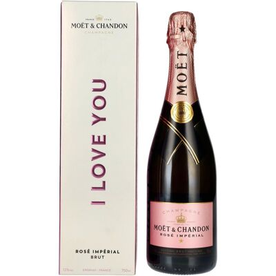 Moët Champagne Moët & Chandon Champagne ROSÉ IMPÉRIAL Brut I Love You Edition 12% Vol. 0,75l in geschenkverpakking Moët Champagne Moët & Chandon Champagne ROSÉ IMPÉRIAL Brut I Love You Edition 12% Vol. 0,75l in geschenkverpakking