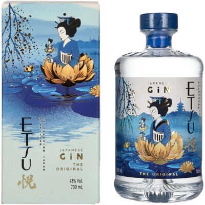 Etsu Gin Etsu Japanese Handcrafted Gin The Original 43% Vol. 0,7l in geschenkverpakking Etsu Gin Etsu Japanese Handcrafted Gin The Original 43% Vol. 0,7l in geschenkverpakking