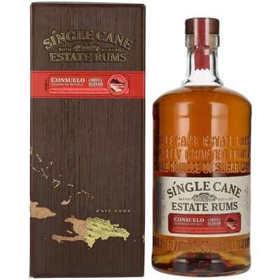 Síngle Cane Single Cane Estate Rums CONSUELO 40% Vol. 1l in geschenkverpakking Síngle Cane Single Cane Estate Rums CONSUELO 40% Vol. 1l in geschenkverpakking