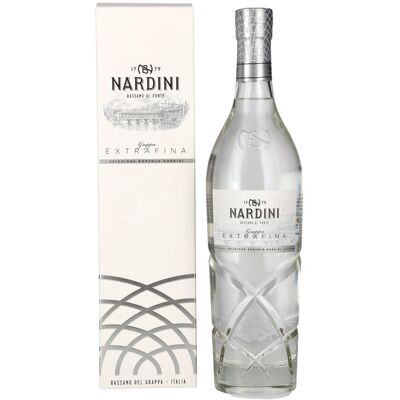 Nardini Grappa EXTRAFINA 42% Vol. 0,7l in geschenkverpakking Nardini Grappa EXTRAFINA 42% Vol. 0,7l in geschenkverpakking