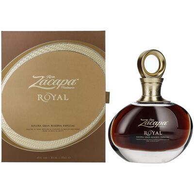 Ron Zacapa Centenario ROYAL Solera Gran Reserva Especial 45% Vol. 0,7l in geschenkverpakking Ron Zacapa Centenario ROYAL Solera Gran Reserva Especial 45% Vol. 0,7l in geschenkverpakking