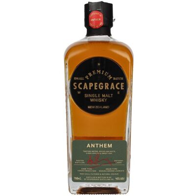 Scapegrace ANTHEM Newzealand Small Batch Single Malt Whisky 46% Vol. 0,7l Scapegrace ANTHEM Newzealand Small Batch Single Malt Whisky 46% Vol. 0,7l