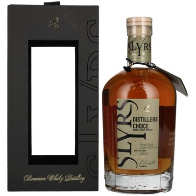 Slyrs DISTILLERS CHOICE Helmut Knöpfle Amontillado Cask Single Malt Whisky 51,5% Vol. 0,7l in geschenkverpakking Slyrs DISTILLERS CHOICE Helmut Knöpfle Amontillado Cask Single Malt Whisky 51,5% Vol. 0,7l in geschenkverpakking