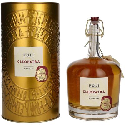 Poli Grappa & Gedistilleerd Poli Grappa Cleopatra Amarone Oro 40% Vol. 0,7l in Tinbox Poli Grappa & Gedistilleerd Poli Grappa Cleopatra Amarone Oro 40% Vol. 0,7l in Tinbox