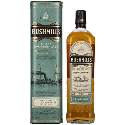 Bushmills CHAR BOURBON CASK Reserve The Steamship Collection 40% Vol. 1l in geschenkverpakking Bushmills CHAR BOURBON CASK Reserve The Steamship Collection 40% Vol. 1l in geschenkverpakking