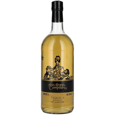 La Cofradia Tequila La Cofradia Tres Alegres Compadres Tequila Reposado 100% de Agave 38% Vol. 1l La Cofradia Tequila La Cofradia Tres Alegres Compadres Tequila Reposado 100% de Agave 38% Vol. 1l
