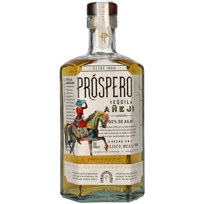 Próspero Tequila Añejo 100% De Agave by Rita Ora 40% Vol. 0,7l Próspero Tequila Añejo 100% De Agave by Rita Ora 40% Vol. 0,7l