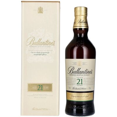Ballantine's Whisky Ballantine's 21 Years Old Blended Scotch Whisky 40% Vol. 0,7l in geschenkverpakking Ballantine's Whisky Ballantine's 21 Years Old Blended Scotch Whisky 40% Vol. 0,7l in geschenkverpakking