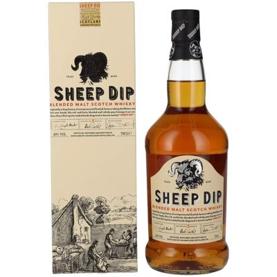 Sheep Dip Blended Malt Scotch Whisky 40% Vol. 0,7l in geschenkverpakking Sheep Dip Blended Malt Scotch Whisky 40% Vol. 0,7l in geschenkverpakking