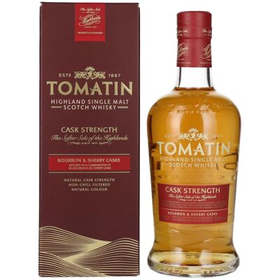 Tomatin Whisky Tomatin Cask Strength Edition 57,5% Vol. 0,7l in geschenkverpakking Tomatin Whisky Tomatin Cask Strength Edition 57,5% Vol. 0,7l in geschenkverpakking