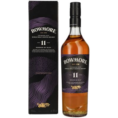 Bowmore 11 Years Old ESSENCE OF ISLAY Travel Exclusive 40% Vol. 0,7l in geschenkverpakking Bowmore 11 Years Old ESSENCE OF ISLAY Travel Exclusive 40% Vol. 0,7l in geschenkverpakking