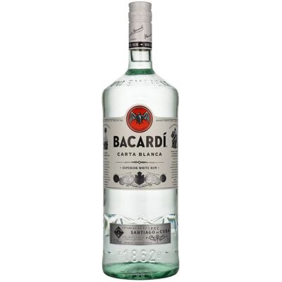 Bacardi Ron Carta Blanca Superior 37,5% Vol. 1,5l Bacardi Ron Carta Blanca Superior 37,5% Vol. 1,5l
