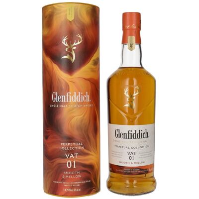 Glenfiddich Perpetual Collection VAT 01 Smooth & Mellow 40% Vol. 1l in geschenkverpakking Glenfiddich Perpetual Collection VAT 01 Smooth & Mellow 40% Vol. 1l in geschenkverpakking