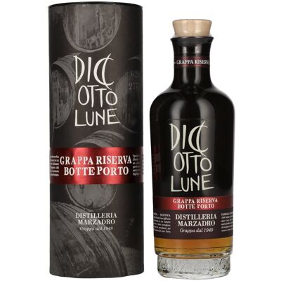 Marzadro DICIOTTO Lune Botte Porto 42% Vol. 0,5l in geschenkverpakking Marzadro DICIOTTO Lune Botte Porto 42% Vol. 0,5l in geschenkverpakking