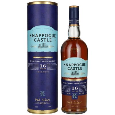 Knappogue Castle Whiskey Knappogue Castle 16 Years Old TWIN WOOD SHERRY CASK FINISHED 43% Vol. 0,7l in geschenkverpakking Knappogue Castle Whiskey Knappogue Castle 16 Years Old TWIN WOOD SHERRY CASK FINISHED 43% Vol. 0,7l in geschenkverpakking
