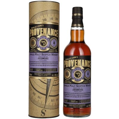 Douglas Laing PROVENANCE Ardmore 8 Years Old Single Cask Single Malt Scotch Whisky 2014 46% Vol. 0,7l in geschenkverpakking Douglas Laing PROVENANCE Ardmore 8 Years Old Single Cask Single Malt Scotch Whisky 2014 46% Vol. 0,7l in geschenkverpakking