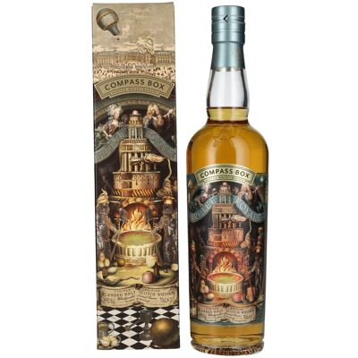 Compass Box BRÛLÉE ROYALE Blended Malt Scotch Whisky 49% Vol. 0,7l in geschenkverpakking Compass Box BRÛLÉE ROYALE Blended Malt Scotch Whisky 49% Vol. 0,7l in geschenkverpakking