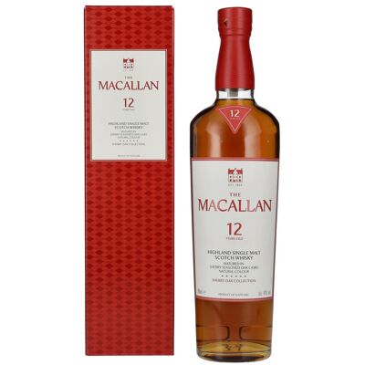 De Macallan Whisky The Macallan 12 Years Old SHERRY OAK CASK 40% Vol. 0,7l in geschenkverpakking De Macallan Whisky The Macallan 12 Years Old SHERRY OAK CASK 40% Vol. 0,7l in geschenkverpakking