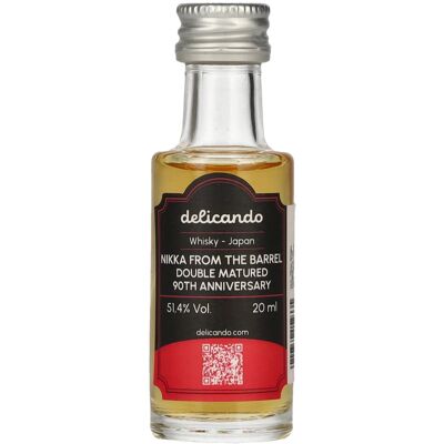 Nikka Whisky Nikka From the Barrel Double Matured 90th Anniversary Blended Whisky 51,4% Vol. 0,02l Nikka Whisky Nikka From the Barrel Double Matured 90th Anniversary Blended Whisky 51,4% Vol. 0,02l