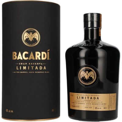 Bacardi Gran Reserva LIMITADA Limited Batch Rum 40% Vol. 1l in geschenkverpakking Bacardi Gran Reserva LIMITADA Limited Batch Rum 40% Vol. 1l in geschenkverpakking