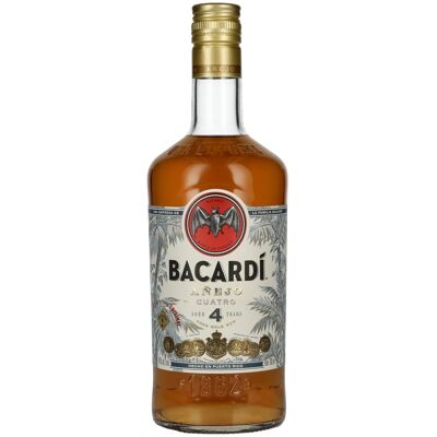 Bacardi 4 Years Old AÑEJO CUATRO Gold Rum 40% Vol. 0,7l Bacardi 4 Years Old AÑEJO CUATRO Gold Rum 40% Vol. 0,7l