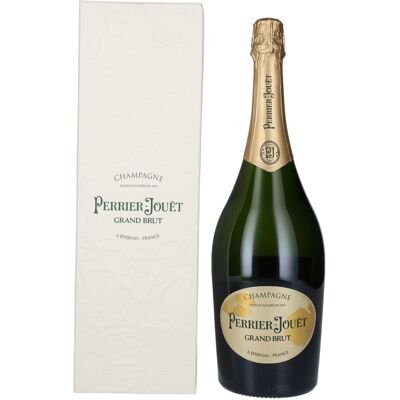 Perrier Jouët Perrier-Jouët Champagne Grand Brut 12,5% Vol. 1,5l in geschenkverpakking Perrier Jouët Perrier-Jouët Champagne Grand Brut 12,5% Vol. 1,5l in geschenkverpakking