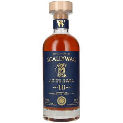 Douglas Laing SCALLYWAG 18 Years Old Speyside Blended Malt PX Sherry Cask Finish 46% Vol. 0,7l Douglas Laing SCALLYWAG 18 Years Old Speyside Blended Malt PX Sherry Cask Finish 46% Vol. 0,7l