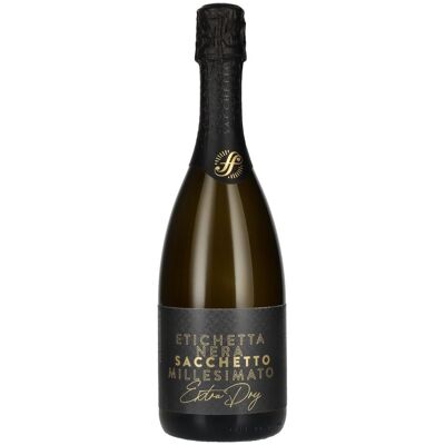 Sacchetto Spumante Etichetta Nera Extra Dry Millesimato 2025 11% Vol. 0,75l Sacchetto Spumante Etichetta Nera Extra Dry Millesimato 2025 11% Vol. 0,75l