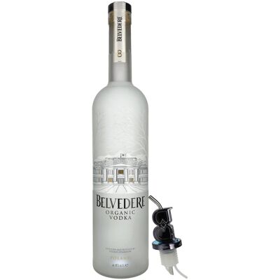 Belvedere Wodka Belvedere Organic Vodka 40% Vol. 6l met Uitloop + LED Belvedere Wodka Belvedere Organic Vodka 40% Vol. 6l met Uitloop + LED