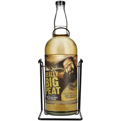 Douglas Laing BIG PEAT Islay Blended Malt 46% Vol. 4,5l met Schwenkständer Douglas Laing BIG PEAT Islay Blended Malt 46% Vol. 4,5l met Schwenkständer