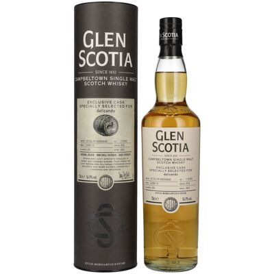 Glen Scotia 7 Years Old 1st Filll PX HOGSHEAD Cask by delicando 2016 54,9% Vol. 0,7l in geschenkverpakking Glen Scotia 7 Years Old 1st Filll PX HOGSHEAD Cask by delicando 2016 54,9% Vol. 0,7l in geschenkverpakking