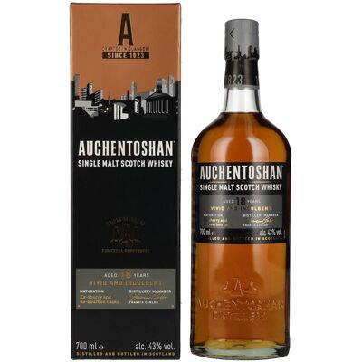 Auchentoshan 18 Years Old Single Malt Vivid and Indulgent 43% Vol. 0,7l in geschenkverpakking Auchentoshan 18 Years Old Single Malt Vivid and Indulgent 43% Vol. 0,7l in geschenkverpakking