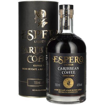 Ron Espero Caribbean Coffee & Rum Liqueur 40% Vol. 0,7l in geschenkverpakking Ron Espero Caribbean Coffee & Rum Liqueur 40% Vol. 0,7l in geschenkverpakking