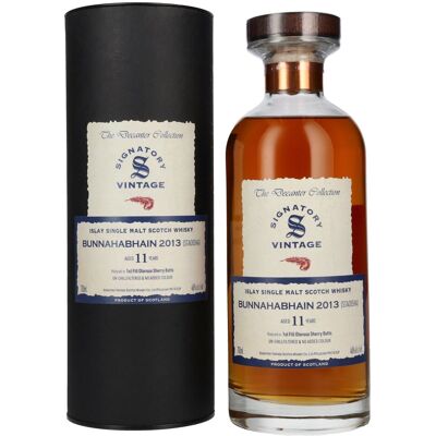 Signatory Vintage Bunnahabhain 11 Years Old Staoisha The Decanter Collection 2013 46% Vol. 0,7l in geschenkverpakking Signatory Vintage Bunnahabhain 11 Years Old Staoisha The Decanter Collection 2013 46% Vol. 0,7l in geschenkverpakking