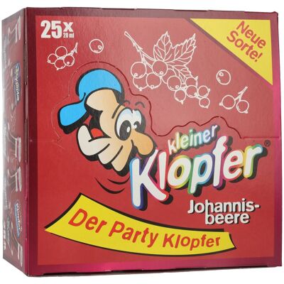 Kleiner Klopfer Johannisbeere 15% Vol. 25x0,02l Kleiner Klopfer Johannisbeere 15% Vol. 25x0,02l
