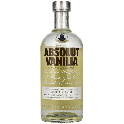 Absolut Wodka Absolut VANILIA Flavored Vodka 38% Vol. 0,7l Absolut Wodka Absolut VANILIA Flavored Vodka 38% Vol. 0,7l