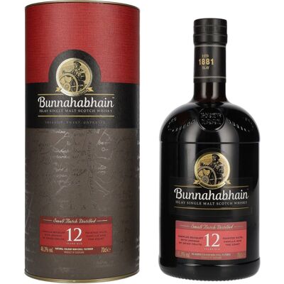 Bunnahabhain 12 Years Old Islay Single Malt Scotch Whisky 46,3% Vol. 0,7l in geschenkverpakking Bunnahabhain 12 Years Old Islay Single Malt Scotch Whisky 46,3% Vol. 0,7l in geschenkverpakking