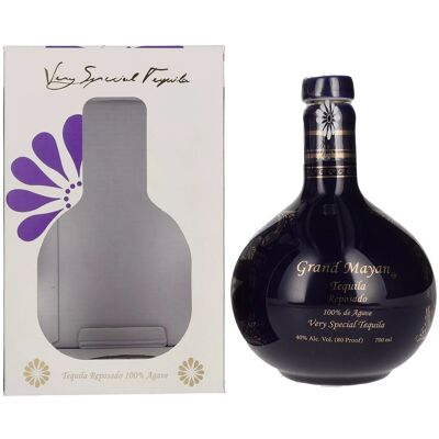 Grand Mayan Tequila Grand Mayan REPOSADO Tequila 100% de Agave 40% Vol. 0,7l in geschenkverpakking Grand Mayan Tequila Grand Mayan REPOSADO Tequila 100% de Agave 40% Vol. 0,7l in geschenkverpakking