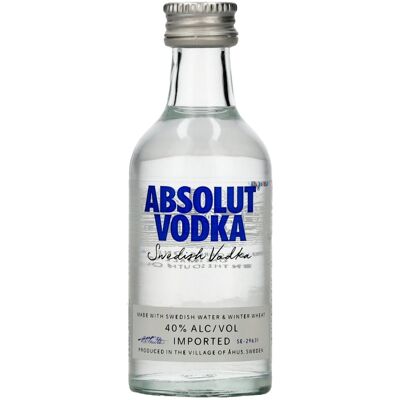 Absolut Wodka Absolut Vodka 40% Vol. 0,05l Absolut Wodka Absolut Vodka 40% Vol. 0,05l