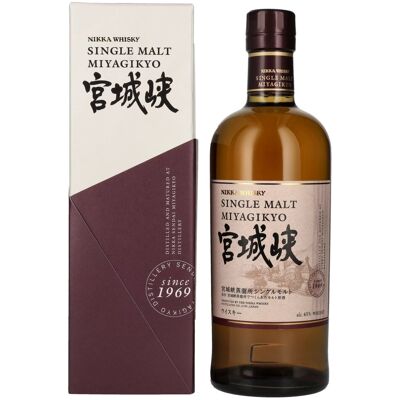Nikka Whisky Nikka Miyagikyo Single Malt Whisky 45% Vol. 0,7l in geschenkverpakking Nikka Whisky Nikka Miyagikyo Single Malt Whisky 45% Vol. 0,7l in geschenkverpakking