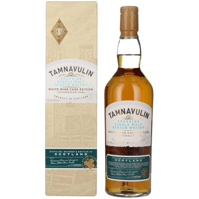 Tamnavulin Whisky Tamnavulin WHITE WINE SAUVIGNON BLANC CASK Speyside Single Malt Scotch Whisky 40% Vol. 0,7l in geschenkverpakking Tamnavulin Whisky Tamnavulin WHITE WINE SAUVIGNON BLANC CASK Speyside Single Malt Scotch Whisky 40% Vol. 0,7l in geschenkverpakking